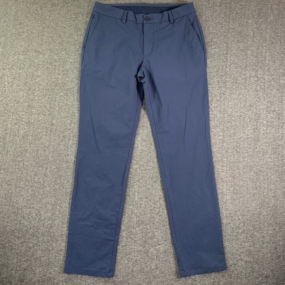 Vineyard Vines Pants Men 32x32 OTG On The Go Performance Golf Preppy Blue